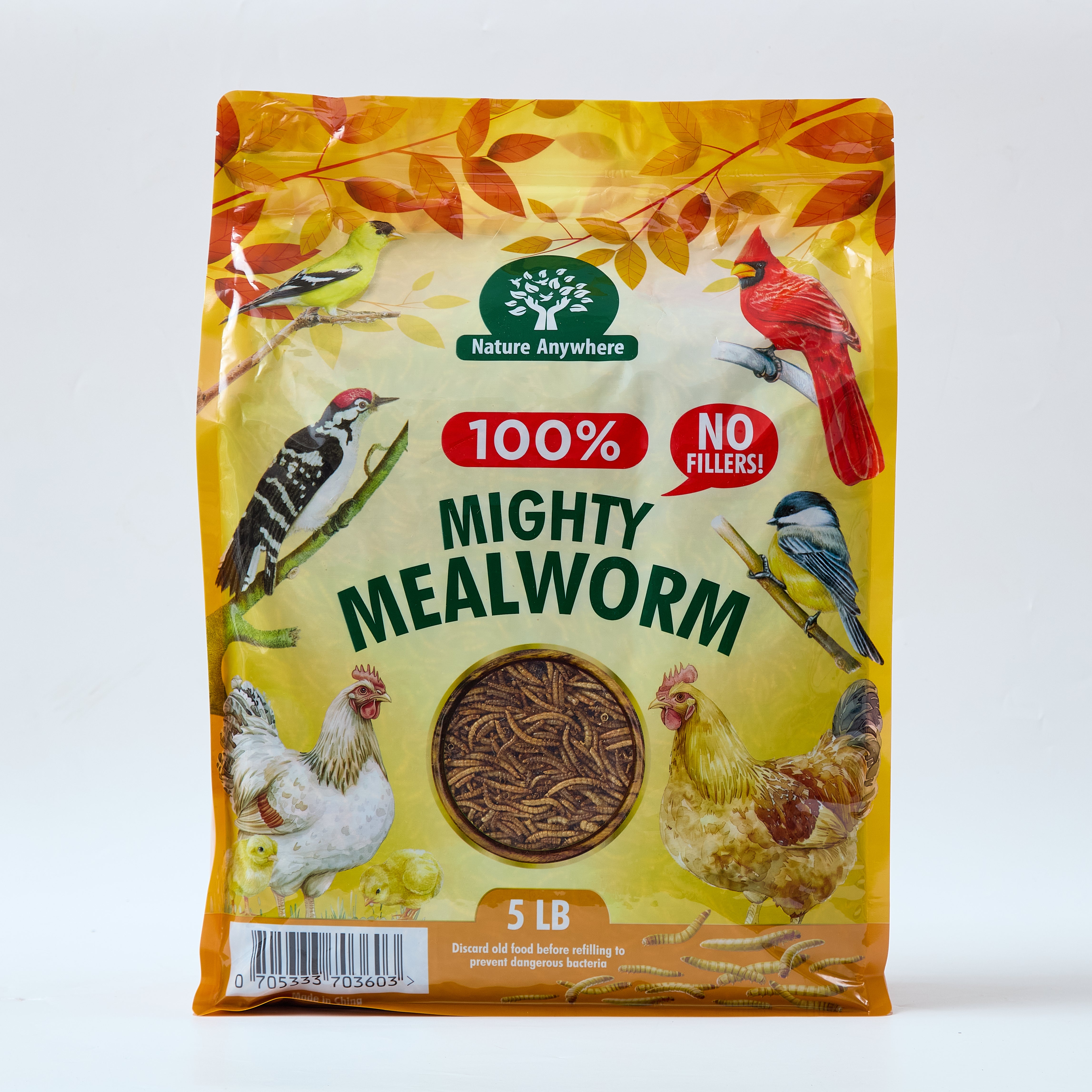 Mighty Mealworm (5 LBs)