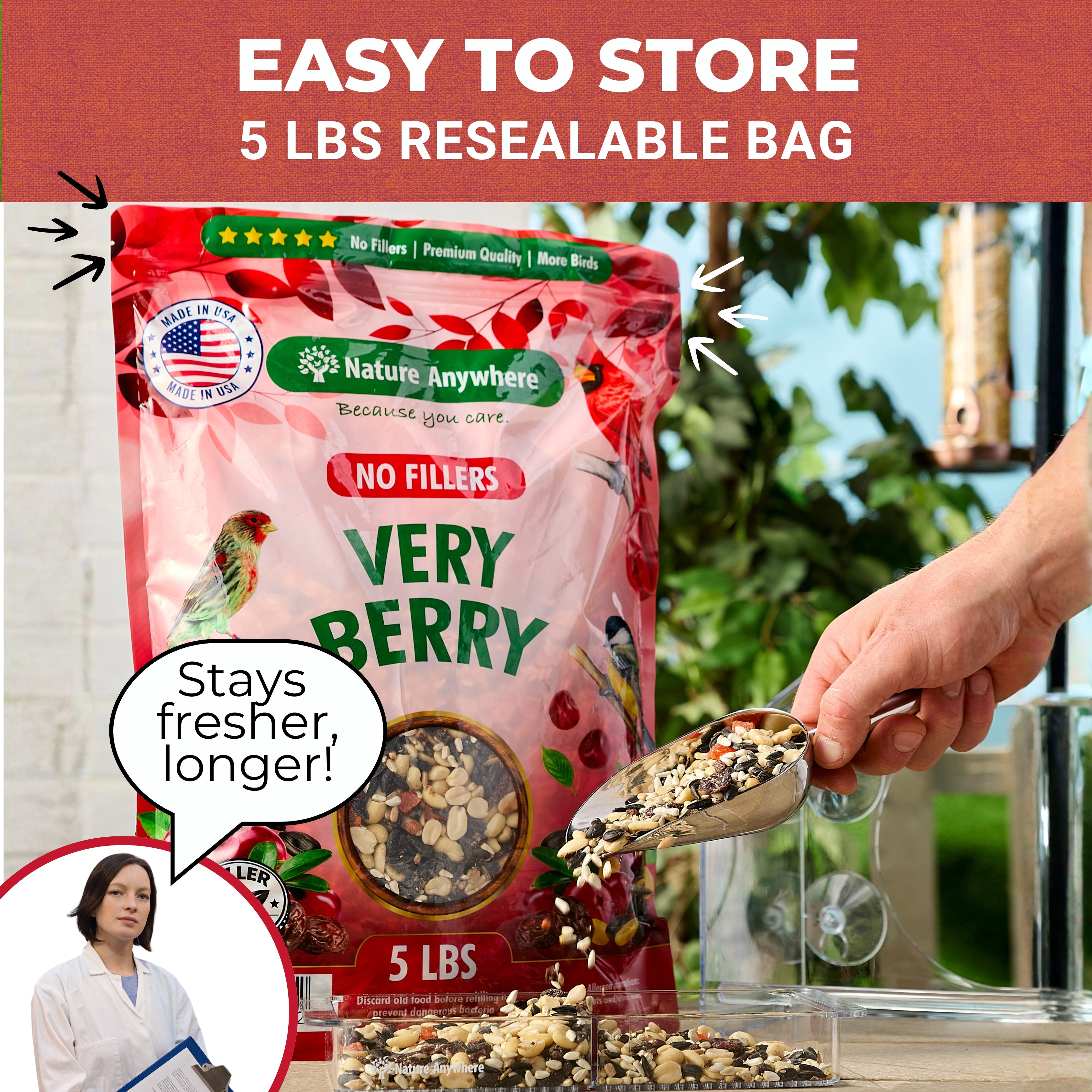 Very Berry Fruit and Nut Seed Blend