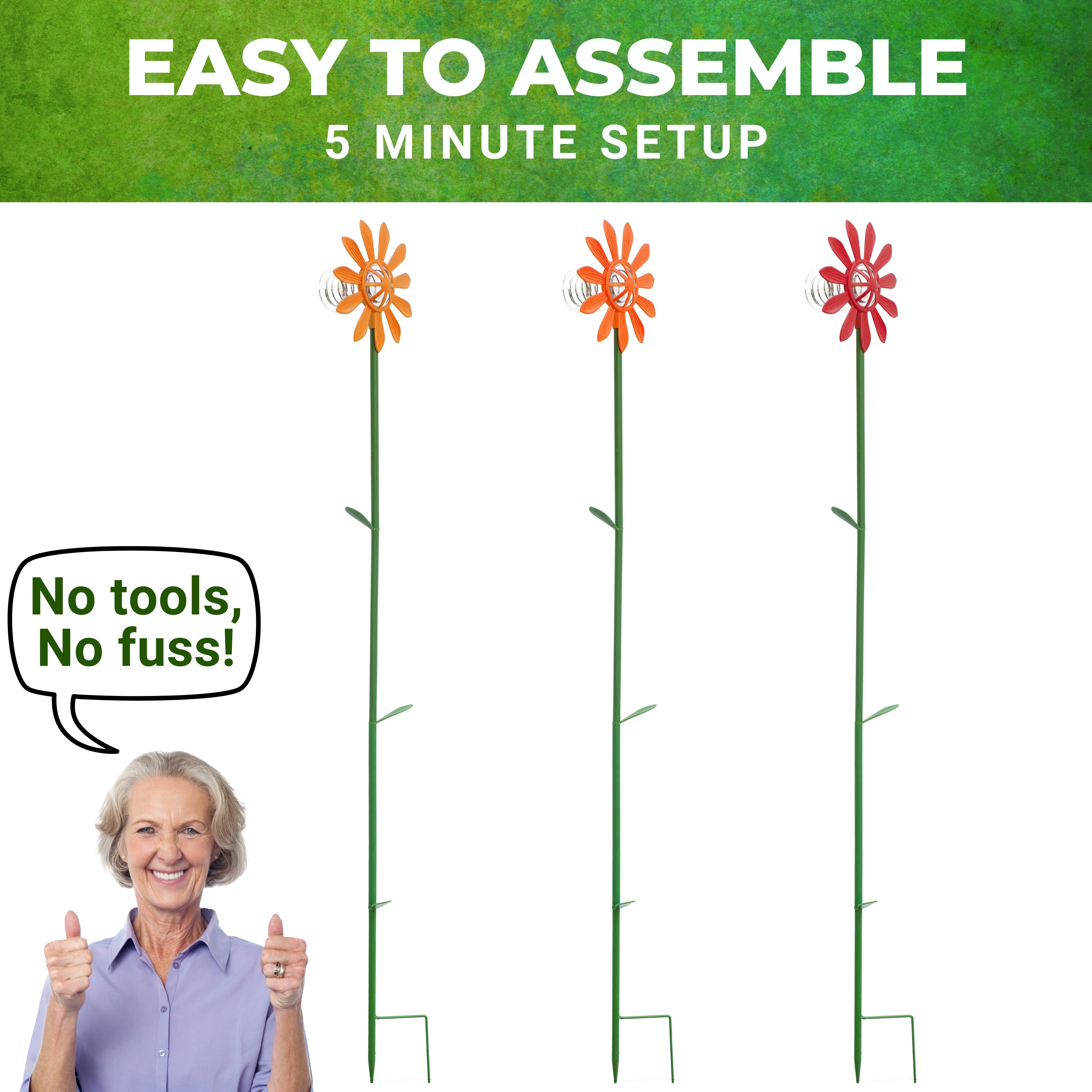 Fun Flowers Suet Feeders (3 Pack)