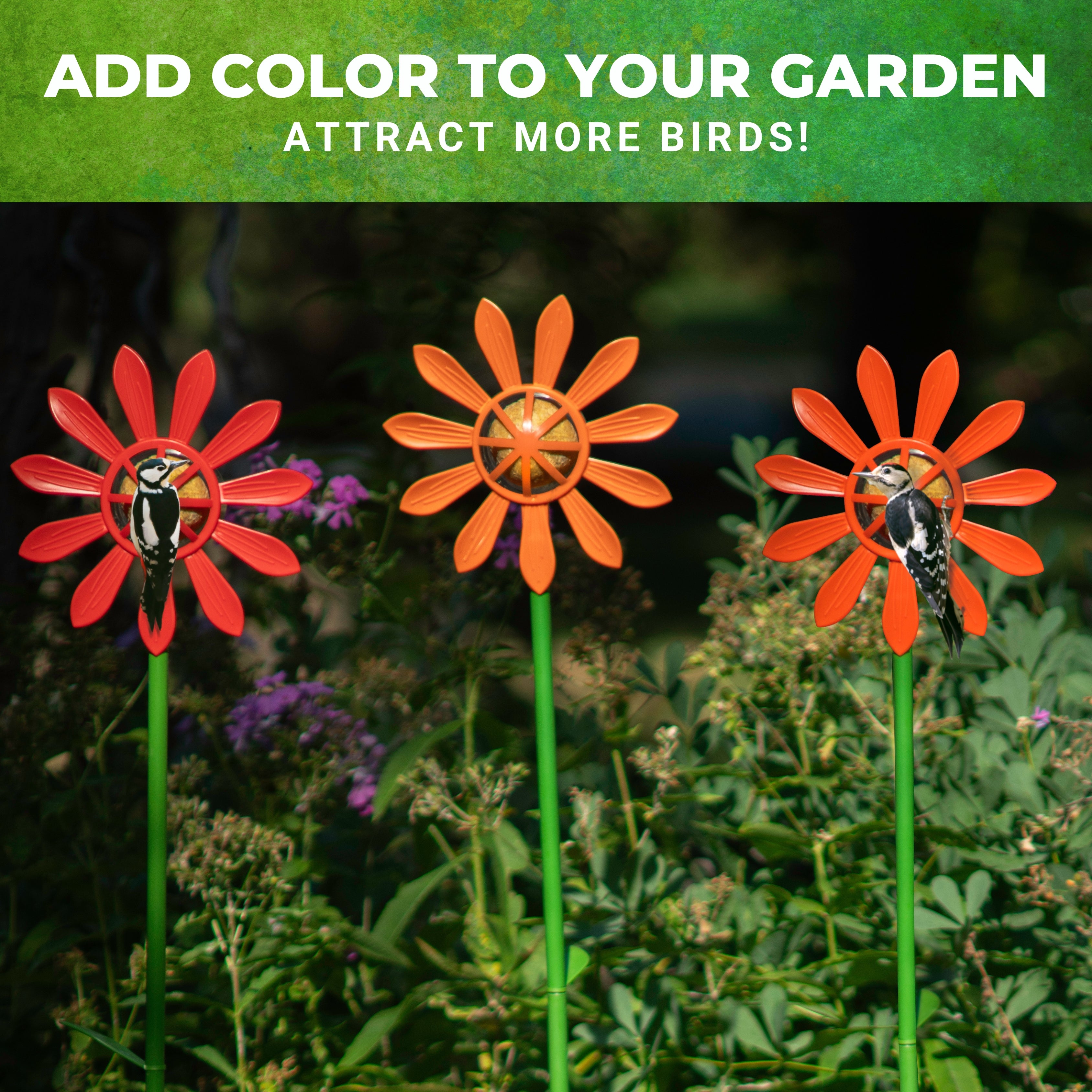 Fun Flowers Suet Feeders (3 Pack)