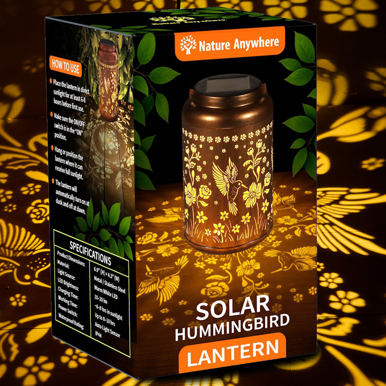 Hummingbird Solar Lantern