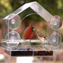 Load image into Gallery viewer, Birds-I-View Window Bird Feeder
